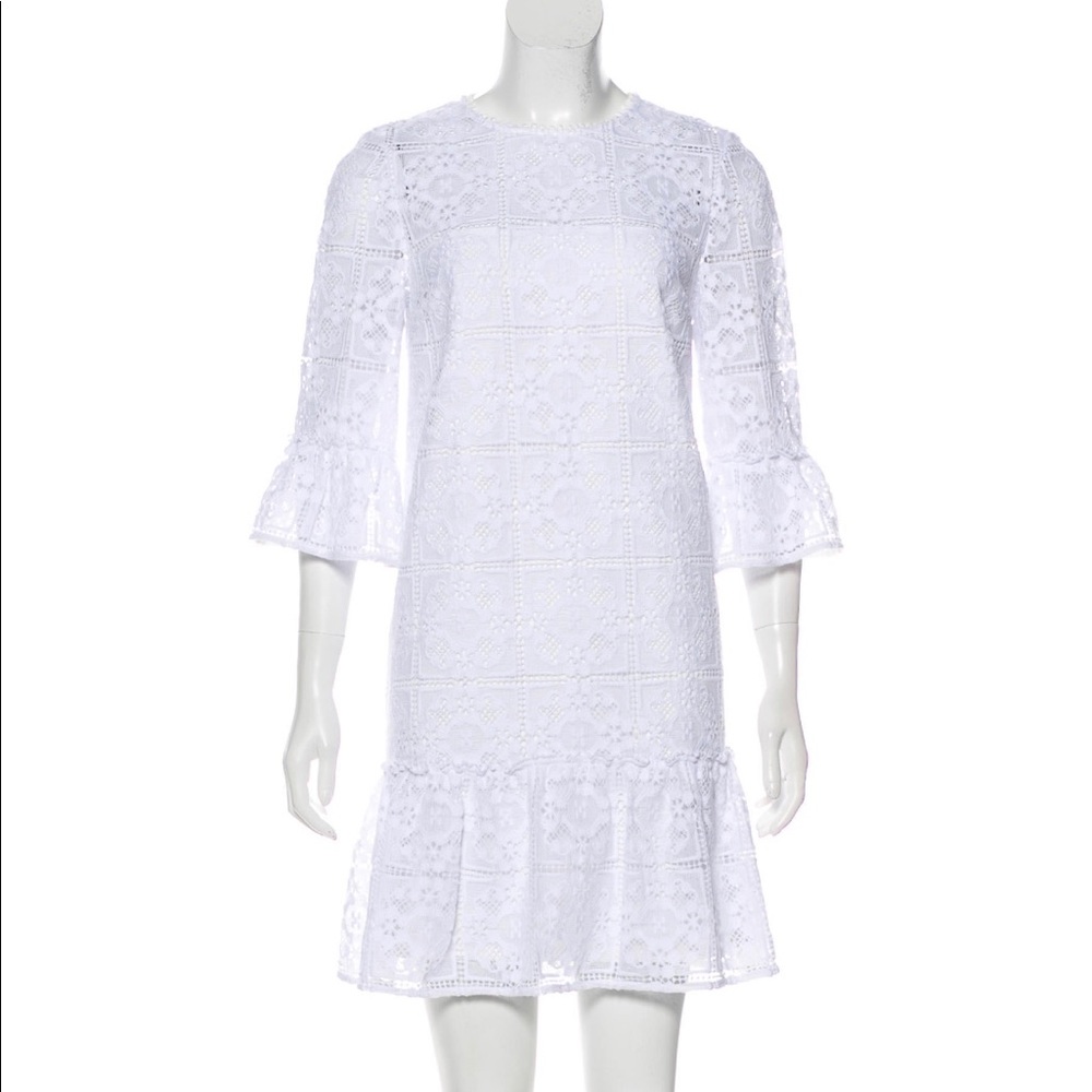 White Kate Spade Lace Dress Sz 4